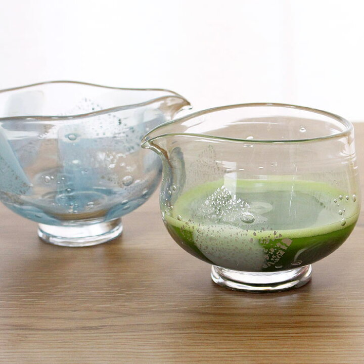 楽天市場】茶道具 ガラス 片口 抹茶茶碗 華 -Hana- 夏茶碗 硝子 ガラス 