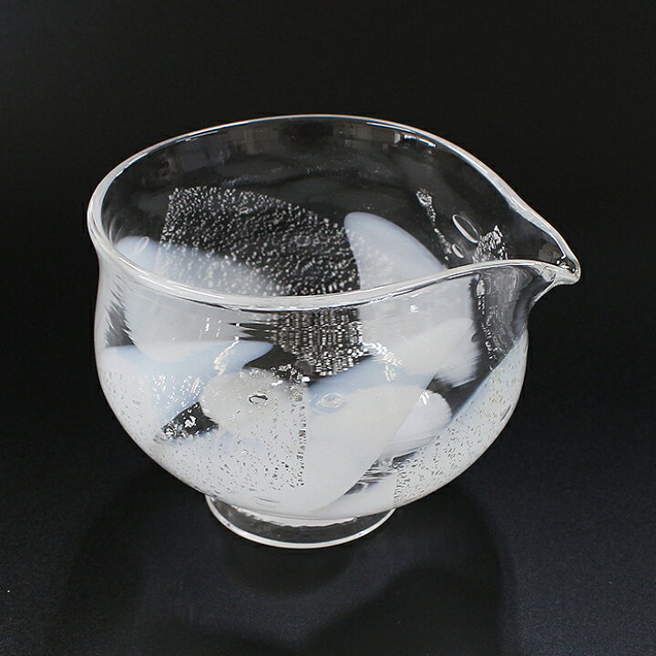 楽天市場】茶道具 ガラス 片口 抹茶茶碗 巴 -Tomoe- 夏茶碗 硝子 