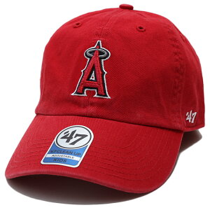 47 キャップ 帽子 47brand ローキャップ エンゼルス レディース キッズ 春夏秋冬用 赤 MLB エンジェルス 公式 グッズ フォーティセブン cap ぼうし 浅め 男の子 女の子 子供用 子供 おしゃれ かわ