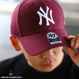 47 キャップ 47brand ニューヨーク ヤンキース 帽子 ローキャップ メンズ レディース 春夏秋冬用 全7色 MLB NY ロゴ フォーティセブン MVP cap 浅め ぼうし おしゃれ アメカジ ゴルフ b系 ヒップホップ ファッション ストリート系 ブランド 新作 B-MVP17WBV