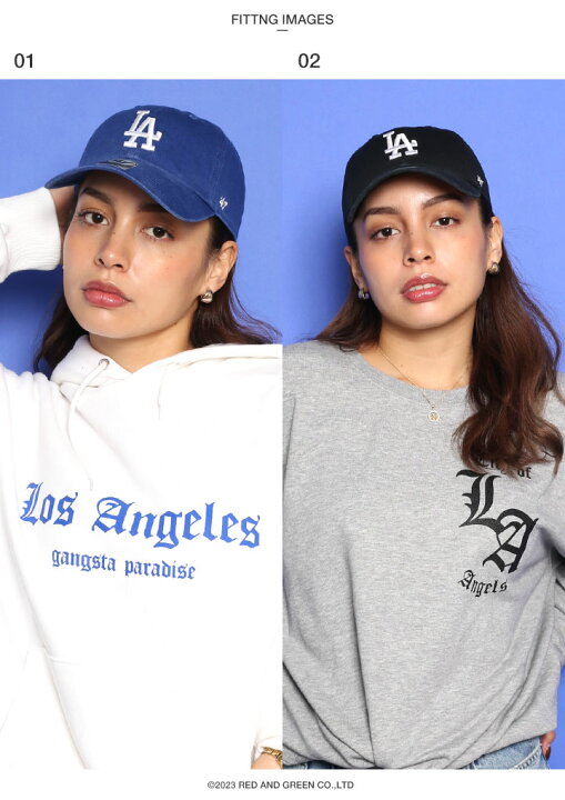 楽天市場】ドジャース 公式 LA キャップ 青 白 ベージュ コーデ 47 