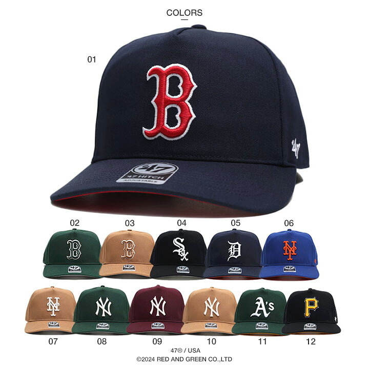 楽天市場】47 キャップ メンズ 春夏秋冬用 全12種 大きいサイズ MLB 