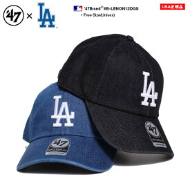 47 キャップ ドジャース 公式 デニムキャップ メンズ レディース 春夏秋冬用 インディゴブルー 黒 大きいサイズ MLB Dodgers LA ロゴ フォーティセブン CLEAN UP 帽子 cap ローキャップ 浅め b系 ヒップホップ ファッション ストリート系 ブランド 2025秋冬 新作 14858384-5