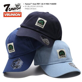 7union キャップ メンズ レディース 春夏秋冬用 全3色 セブンユニオン 公式 帽子 cap ローキャップ 浅め ベースボールキャップ おしゃれ パームツリー ボックスロゴ アメカジ サーフ ゴルフ b系 ヒップホップ ファッション ストリート系 7UB-710ADD