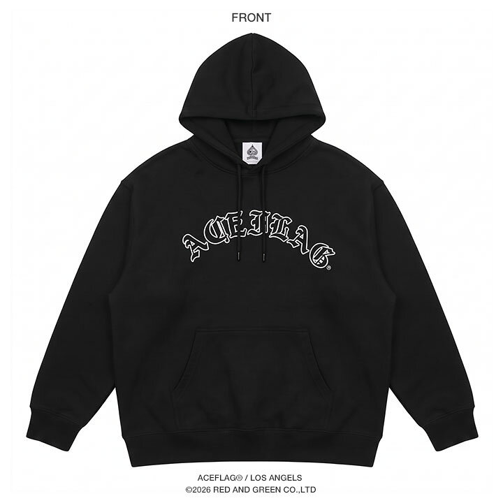 楽天市場】ACE FLAG パーカー スケボー フーディ 長袖 スウェット 裏 