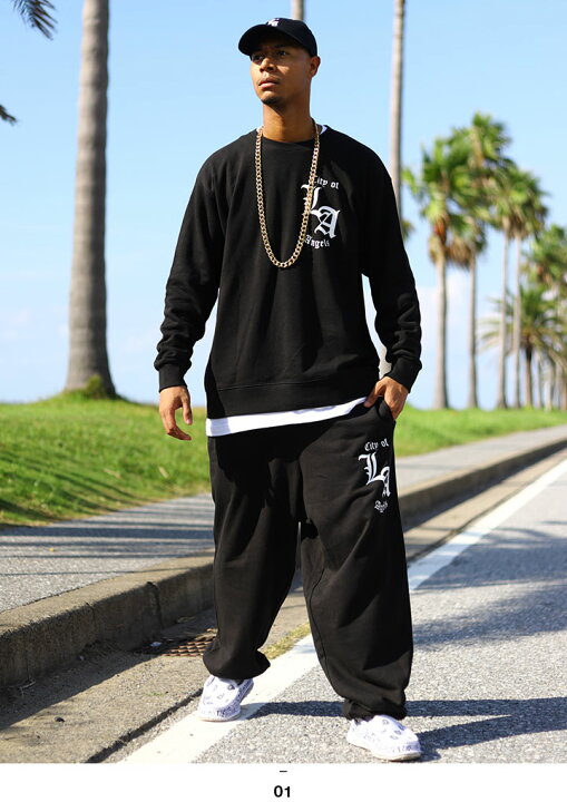 楽天市場】ACE FLAG 上下セット 長袖 ブランド スケボー メンズ 黒 