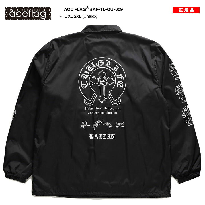 楽天市場】ACE FLAG アウター 長袖 コーチジャケット ブルゾン メンズ 