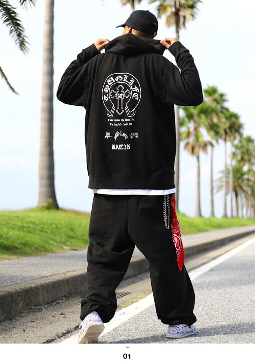 楽天市場】ACE FLAG 上下セット 長袖 スケボー メンズ 黒 大きいサイズ  