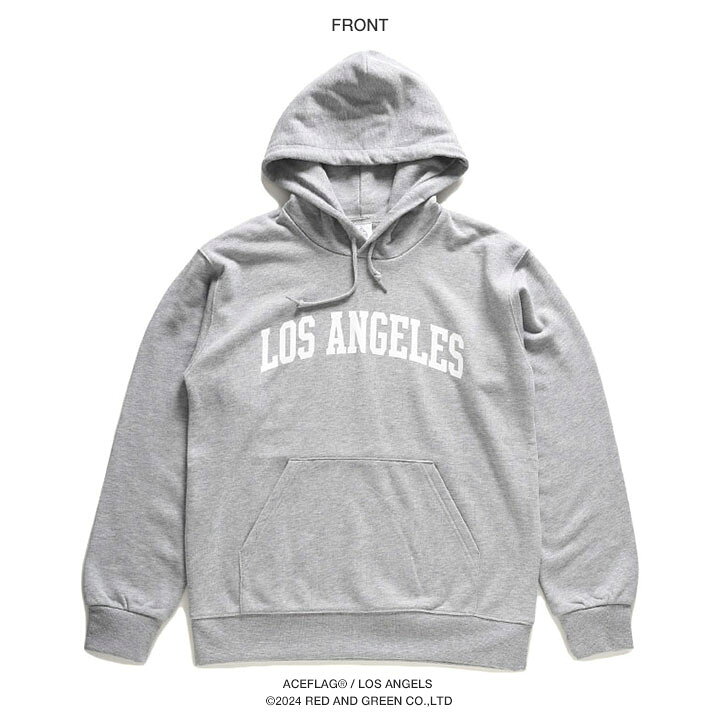 楽天市場】ACE FLAG パーカー ブランド Los Angeles ロサンゼルス LA  