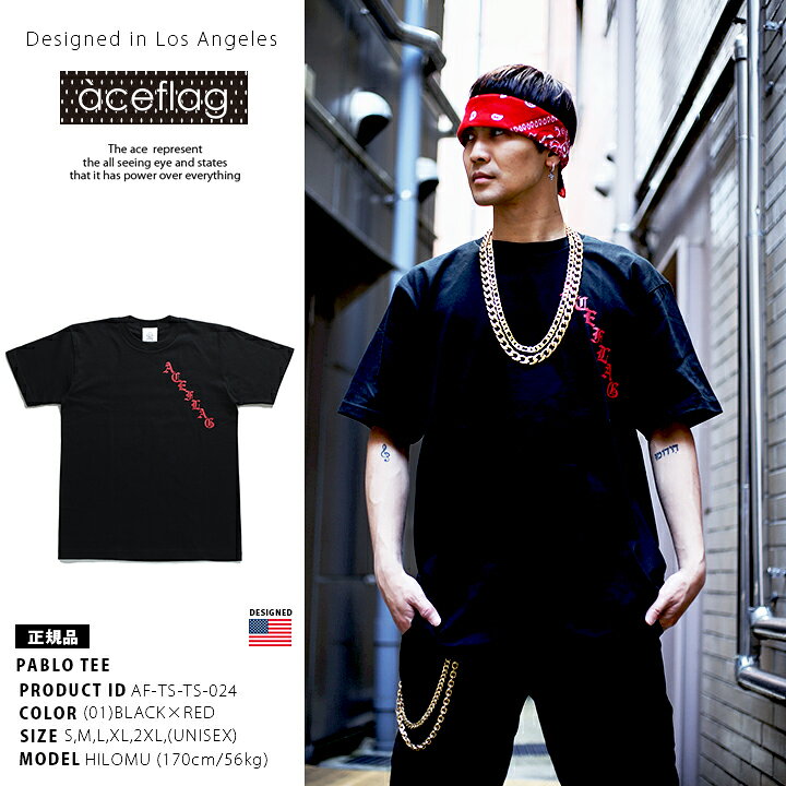 楽天市場 Aceflag Tシャツ 半袖 メンズ レディース 春夏用 黒 S 5xl 大きいサイズ ビッグシルエット かっこいい おしゃれ エースフラッグ ツアーロゴ Pablo パブロ 英字ロゴ アメカジ スケート ヒップホップ ストリート系 服 ダンス Af Ts Ts 024 本格派大人のb系 Xl