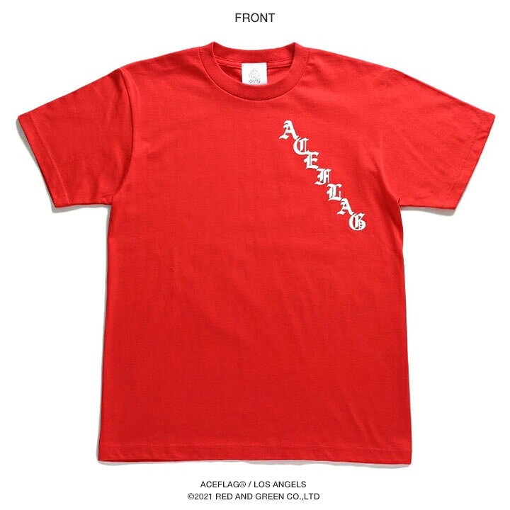 楽天市場 Aceflag Tシャツ 半袖 メンズ レディース 春夏用 赤 S 3xl 大きいサイズ ビッグシルエット かっこいい おしゃれ エースフラッグ ツアーロゴ Pablo 英字ロゴ アメカジ B系 ヒップホップ ストリート系 ファッション ブランド 服 ダンス Af Ts Ts 034 本格派大人