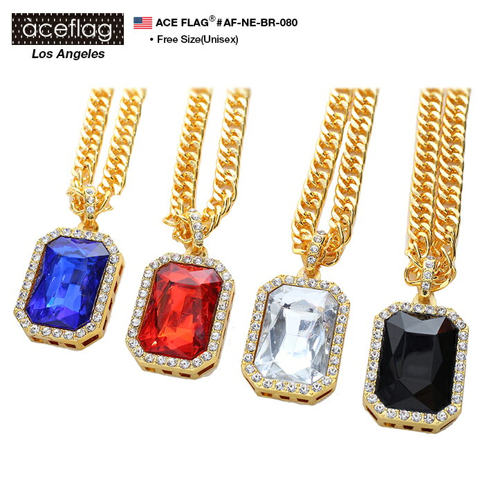 楽天市場】ACEFLAG ネックレス メンズ レディース ゴールド 75cm 