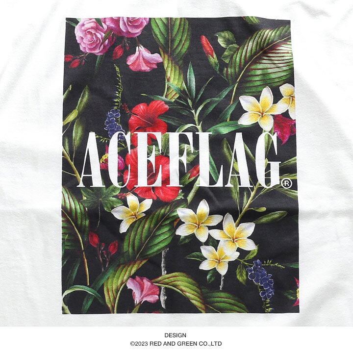 【ポイント5倍】ACEFLAG Tシャツ 半袖 メンズ レディース 春夏用 白 黒 大きいサイズ ビッグシルエット おしゃれ エースフラッグ 花柄 BOXロゴ トロピカル ハイビスカス アロハ柄 b系 ヒップホップ ストリート系 ハイ ブランド 服 ダンス AF-TS-TS-040 本格派 ... 2XL お洒落 スタイルアップ 黒 男女兼用 ストリート ボタニカル オーバー