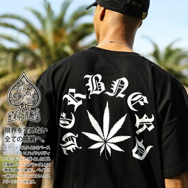 ACEFLAG Tシャツ 半袖 メンズ 黒 大きいサイズ エースフラッグ おしゃれ シンプル ビッグシルエット 大麻 マリファナ ヘンプ b系 ヒップホップ ファッション ストリート系 ハイ ブランド 服 夏 新作 AF-TS-TS-060