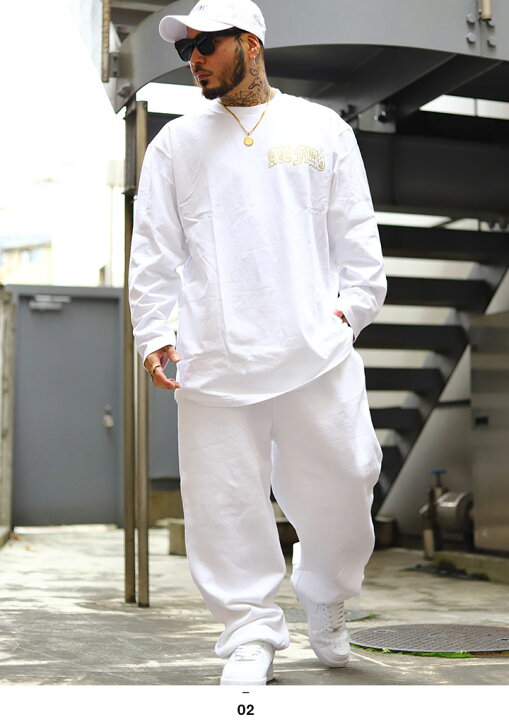 楽天市場】ACEFLAG 上下セット 長袖 ブランド メンズ 春秋冬用 黒/白  