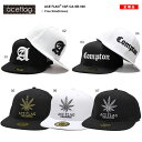 【50%OFF】 ACEFLAG キャップ スナップバックキャップ メンズ 春夏秋冬用 全7種 大きいサイズ エースフラッグ 帽子 cap 深め フラットバイザー Compton コンプトン 大麻 マリファナ 刺繍 b系 ヒップホップ ファッション ダンス ストリート系 ブランド AF-CA-SB-048
