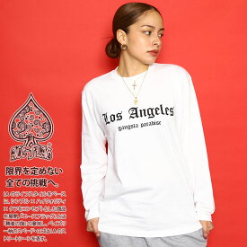 ACEFLAG ロンT レディース 全3色 大きいサイズ エースフラッグ Tシャツ 長袖 かわいい キュート シンプル 西海岸 Los Angeles ロサンゼルス ギャング スラング ブランド 服 AF-TL-LT-023