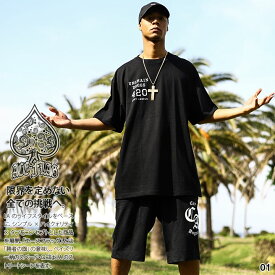 【43%OFF】ACE FLAG 上下セット 半袖 ブランド Tシャツ ハーフパンツ メンズ 春夏用 黒/白 大きいサイズ エースフラッグ セットアップ パンツ FTP 大麻 ヘンプ LA b系 ヒップホップ ファッション ストリート系 AF-SE-TS-026