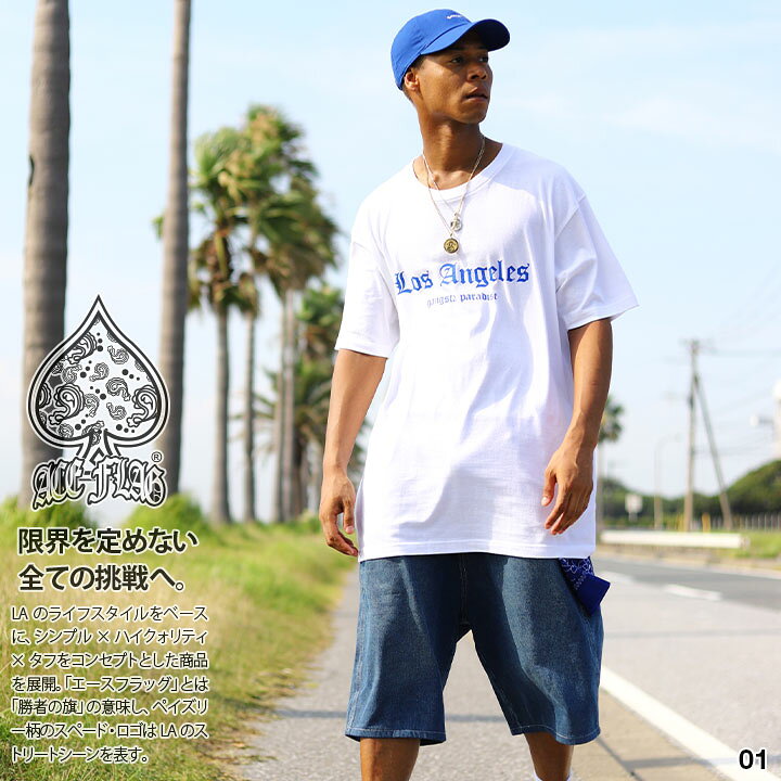 楽天市場】ACE FLAG 上下セット 半袖 Tシャツ デニム ハーフパンツ  