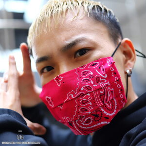 【67%OFF】ACEFLAG 洗える マスク 布マスク メンズ レディース 春夏秋冬用 全14色 エースフラッグ プリーツマスク 総柄 派手 ペイズリー柄 バンダナ柄 b系 ヒップホップ ファッション ダンス スト