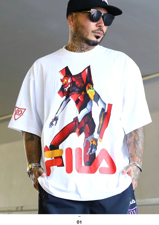 楽天市場】FILA × 新世紀エヴァンゲリオン Tシャツ 半袖 メンズ 春夏用 