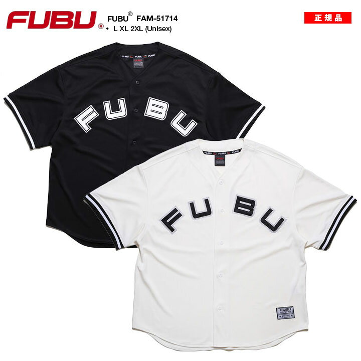 楽天市場】【20%OFF】FUBU ベースボールシャツ 半袖 メッシュ ジャージ 