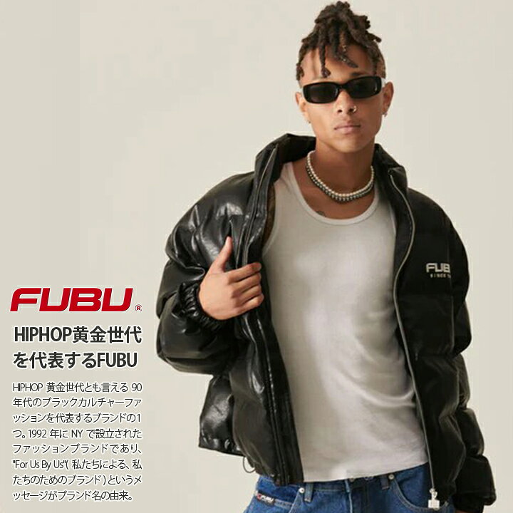 楽天市場】ラスト1点【20%OFF】FUBU アウター 長袖 レザージャケット  