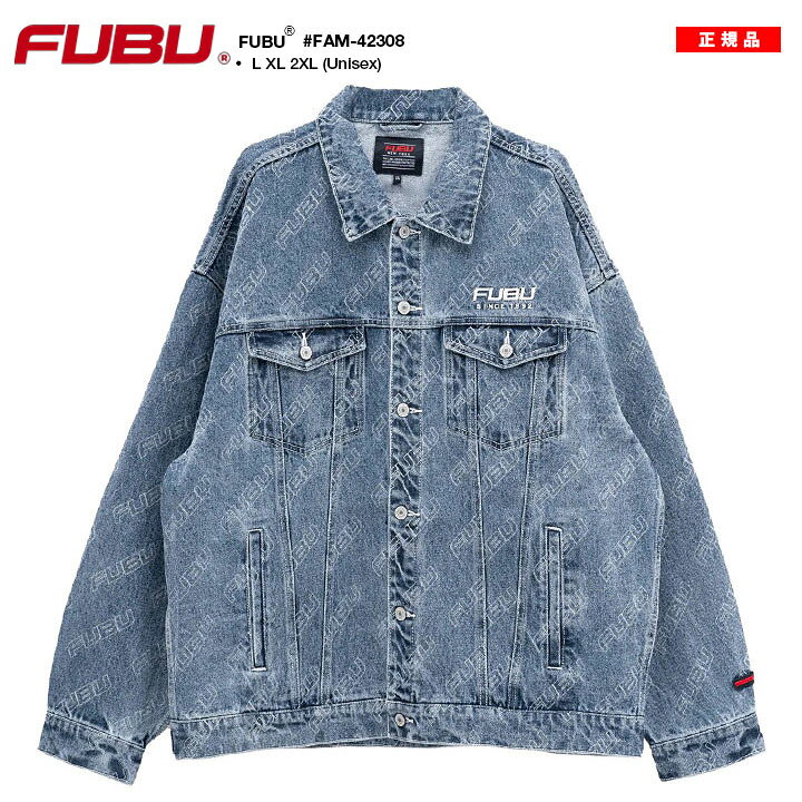 楽天市場】FUBU アウター 長袖 Gジャン デニムジャケット ブルゾン 