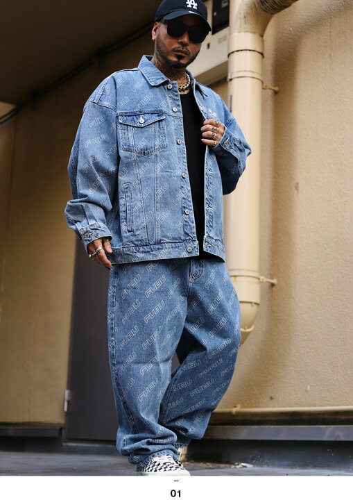 楽天市場】ラスト1点【20%OFF】FUBU アウター 長袖 Gジャン デニム 