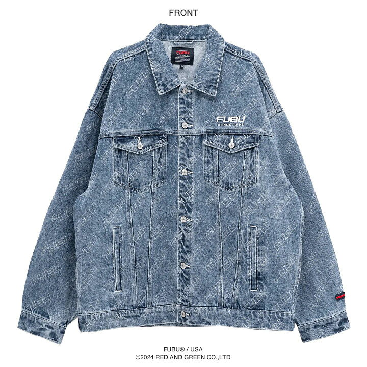楽天市場】FUBU アウター 長袖 Gジャン デニムジャケット ブルゾン 