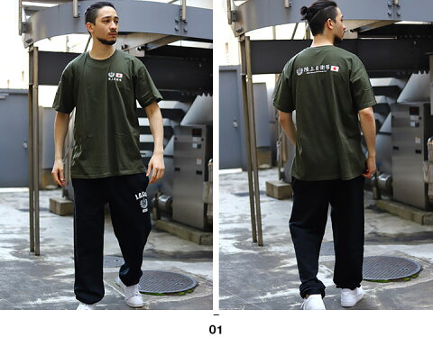 日本国旗の自衛隊のTシャツ