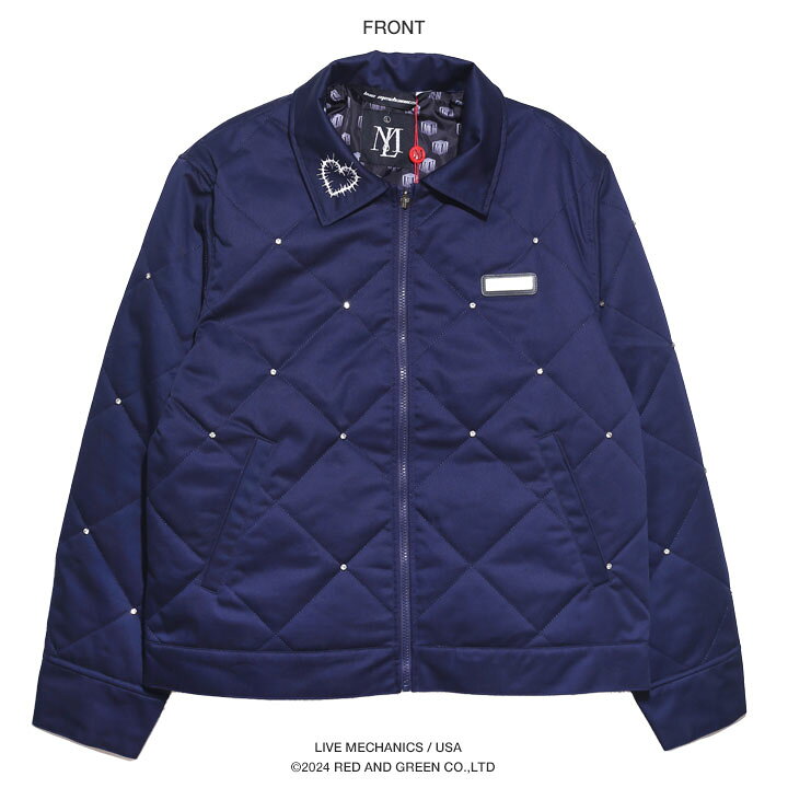 楽天市場】【40%OFF】LIVE MECHANICS アウター キルティング 長袖 中綿 