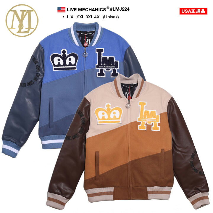 楽天市場】【40%OFF】LIVE MECHANICS アウター 長袖 スタジャン 