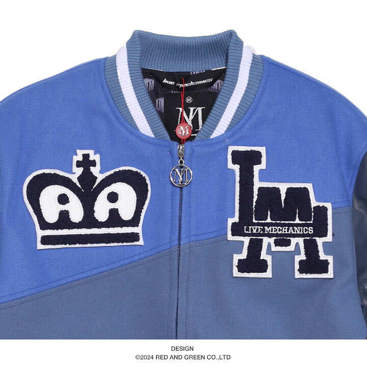 楽天市場】【30%OFF】LIVE MECHANICS アウター 長袖 スタジャン 