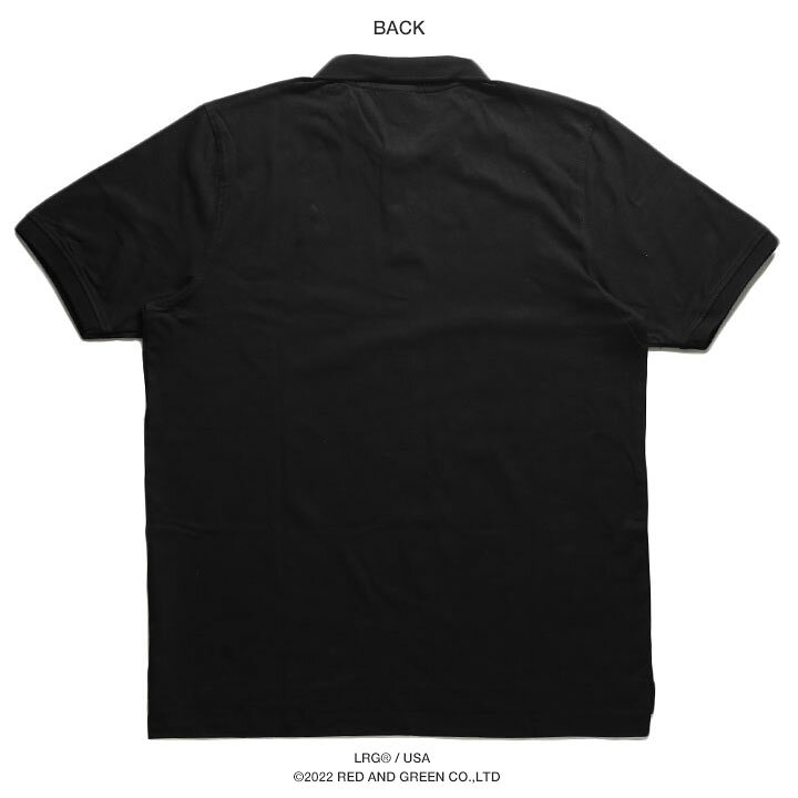 楽天市場】LRG ポロシャツ 半袖 メンズ 春夏用 黒 大きいサイズ 
