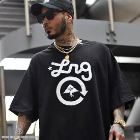 LRG Tシャツ 半袖 メンズ 全3色 大きいサイズ エルアールジー おしゃれ かっこいい シンプル ビッグシルエット 英字 サークルロゴ 木 筆記体 スクリプト アウトドア クロス b系 ヒップホップ ファッション ストリート系 服 新作 J181013