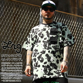【20%OFF】LRG Tシャツ 半袖 メンズ 緑 大きいサイズ エルアールジー おしゃれ ポケット 派手 総柄 迷彩柄 カモフラ カモフラージュ かわいい パンダ イラスト 動物 アニマル ビッグシルエット b系 ヒップホップ ストリート系 ブランド 服 2025春夏 新作 L3MFMSCXX