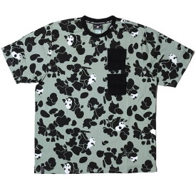 LRG Tシャツ 半袖 メンズ 緑 大きいサイズ エルアールジー おしゃれ ポケット 派手 総柄 迷彩柄 カモフラ カモフラージュ かわいい パンダ イラスト 動物 アニマル ビッグシルエット b系 ヒップホップ ファッション ストリート系 ブランド 服 2025春夏 新作 L3MFMSCXX