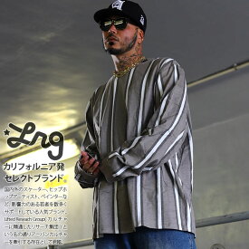 【20%OFF】LRG ロンT メンズ 春秋冬用 茶 大きいサイズ エルアールジー Tシャツ 長袖 おしゃれ かっこいい 派手 総柄 チェック柄 ストライプ柄 シック ベージュ カーキ ビッグシルエット b系 ヒップホップ ストリート系 ハイ ブランド 服 2025秋冬 新作 L3W2MLCXX