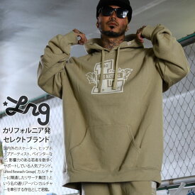 LRG パーカー ブランド スケボー フーディ 長袖 スウェット 裏起毛 メンズ 春秋冬用 カーキ 大きいサイズ エルアールジー フードパーカー トップス メッセージ イニシャル ビッグシルエット b系 ヒップホップ ファッション ストリート系 ハイ 服 2025秋冬 新作 L3WFMSOXX