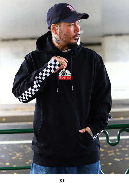 楽天市場 Mishka パーカー ブランド スケボー 長袖 スウェット 裏パイル メンズ レディース 黒 ブラック 大きいサイズ ミシカ フードパーカー おしゃれ かっこいい 切り替え チェッカーフラッグ 柄 B系 ヒップホップ ファッション ロック バンド ストリート系 ハイ 服