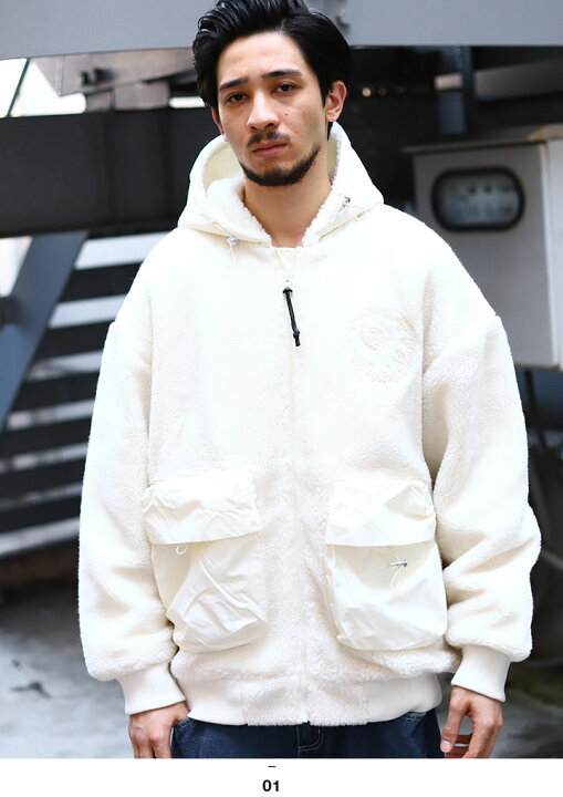 楽天市場】MISHKA アウター フーディ パーカー 長袖 フリースパーカー 