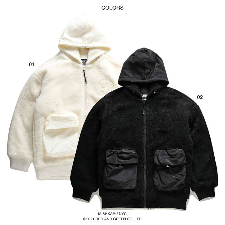 楽天市場】ラスト1点【48%OFF】MISHKA アウター フーディ パーカー 
