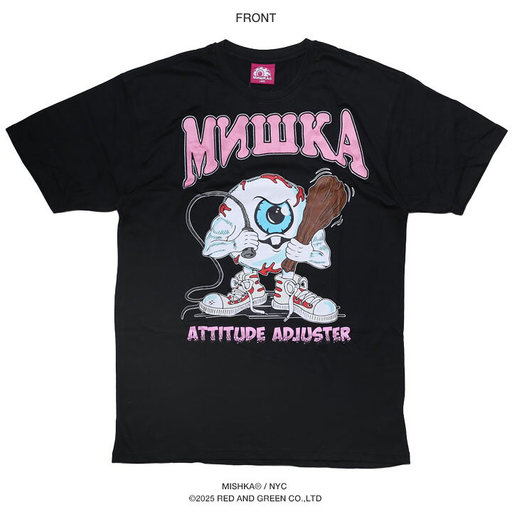 楽天市場】残り僅か【30%OFF】MISHKA Tシャツ 半袖 メンズ 春夏用 黒 