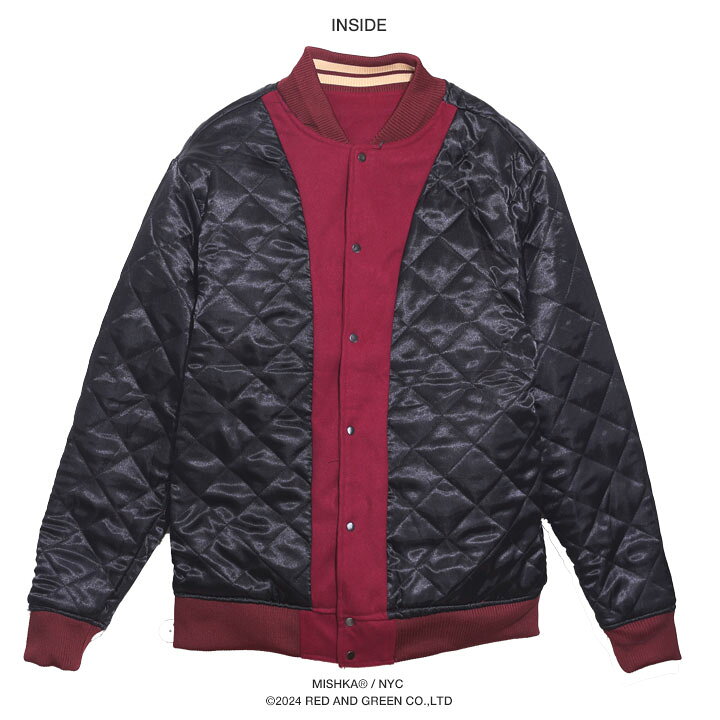 楽天市場】ラスト1点【40%OFF】MISHKA アウター 長袖 スタジャン 