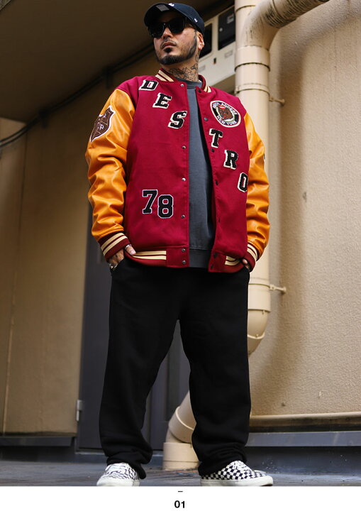 楽天市場】ラスト1点【40%OFF】MISHKA アウター 長袖 スタジャン 