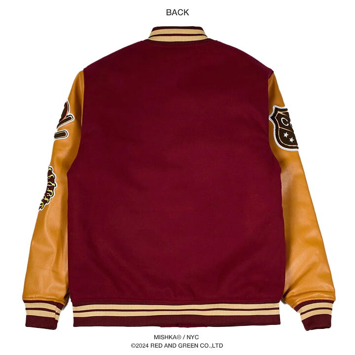 楽天市場】ラスト1点【40%OFF】MISHKA アウター 長袖 スタジャン 