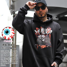 MISHKA パーカー ブランド スケボー フーディ 長袖 スウェット メンズ 黒 白 大きいサイズ ミシカ フードパーカー トップス 袖ロゴ KEEPWATCH キープウォッチ CYCO SIMON b系 ヒップホップ ロック バンド ストリート系 新作 MIIHO-01