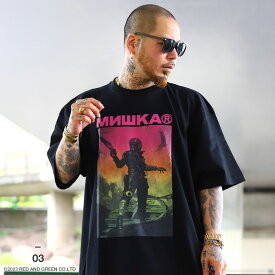 MISHKA Tシャツ 半袖 メンズ 春夏用 全3色 大きいサイズ ミシカ おしゃれ かっこいい USAモデル KEEPWATCH キープウォッチ 近未来 戦士 b系 ヒップホップ ファッション ロック バンド ストリート系 ハイ ブランド 服 2022春夏 新作 M1025T