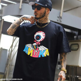 MISHKA Tシャツ 半袖 メンズ 春夏用 白/黒 大きいサイズ ミシカ おしゃれ かっこいい オーバーサイズ ビッグシルエット KEEPWATCH キープウォッチ かわいい クマ ベアー b系 ヒップホップ ファッション ロック バンド ストリート系 ハイ ブランド 服 2024春夏 新作 MIST-07